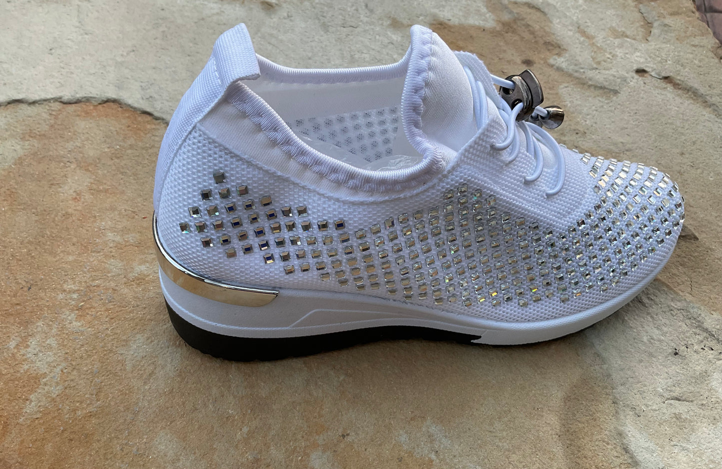 Bling / Wedge Slip On Sneakers