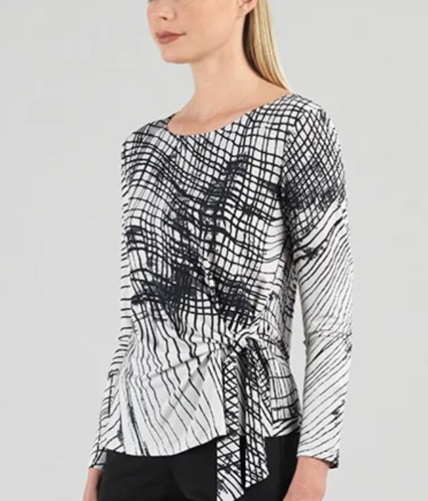 Clara Sun Woo Side Tie Top