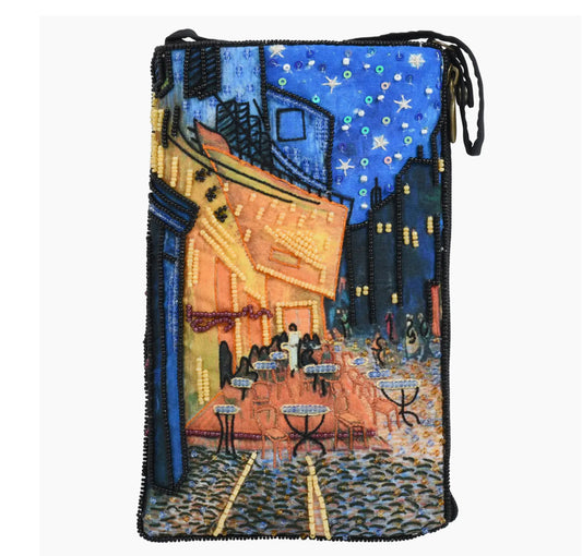 Hand beaded phone bag