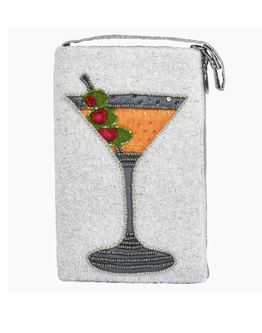 Hand beaded phone bag