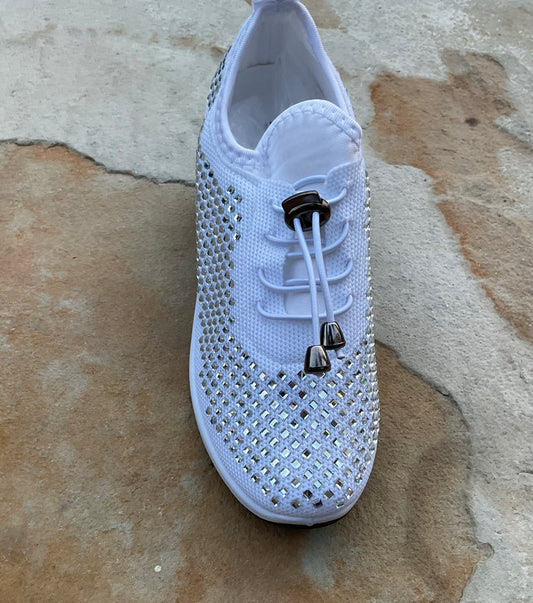 Bling / Wedge Slip On Sneakers