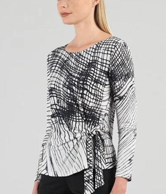 Clara Sun Woo Side Tie Top